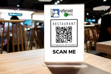Tischaufsteller für Restaurants Tischaufsteller